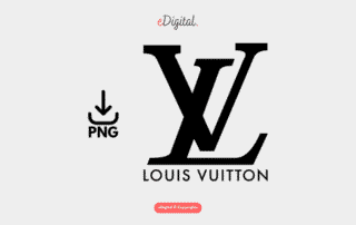 new Louis Vuitton logo black png