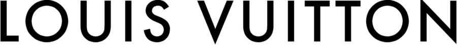 new Louis Vuitton wordmark black png large size
