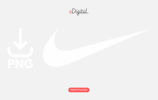 new Nike icon PNG white