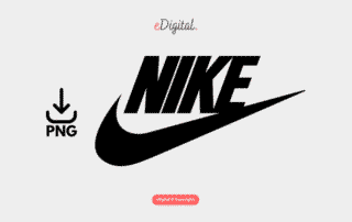 new Nike logo black png