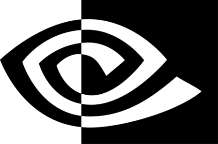 new Nvidia icon black PNG medium size