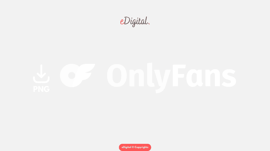 new OnlyFans logo white PNG