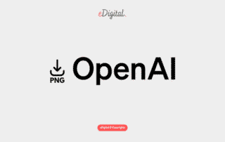 new Open AI wordmark black PNG