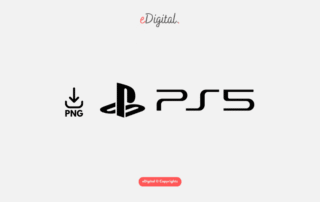 new PS5 logo black PNG