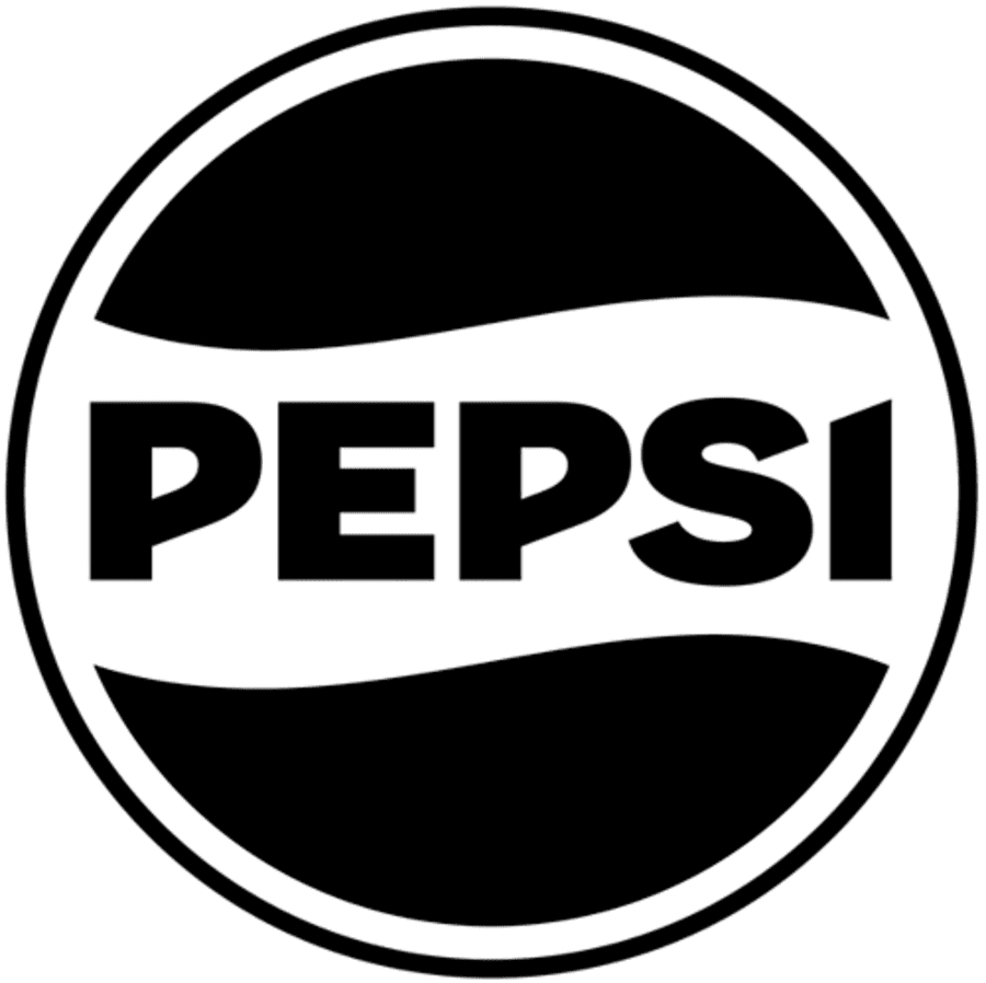 new Pepsi logo black png large size