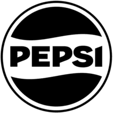 new Pepsi logo black png small size
