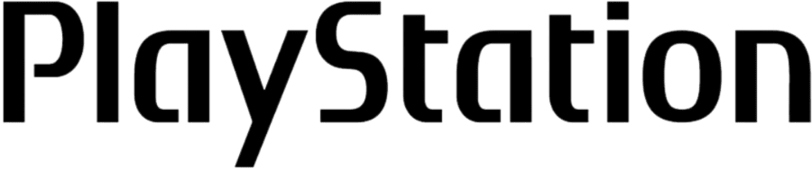 new PlayStation wordmark black large size