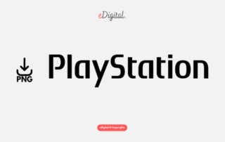 new PlayStation wordmark black png