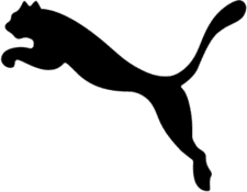 new Puma cat logo black png small size