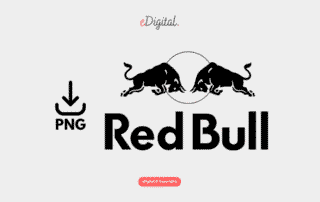 new Red Bull logo black png vertical