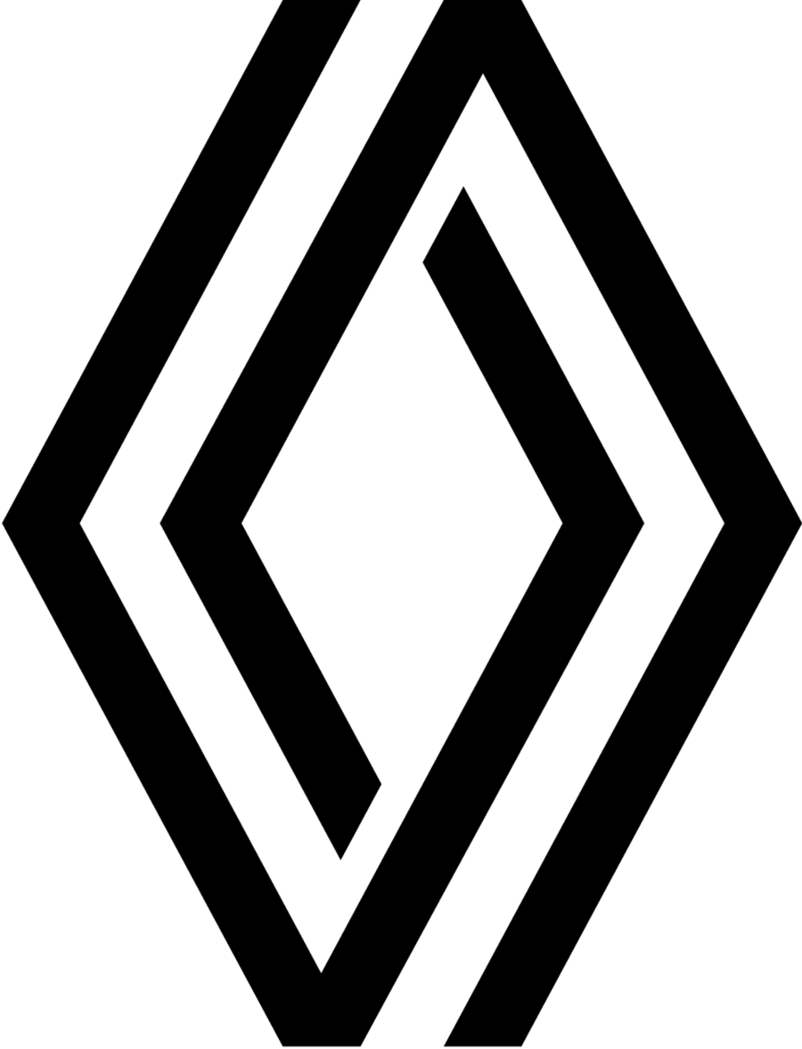 new Renault icon black PNG large size