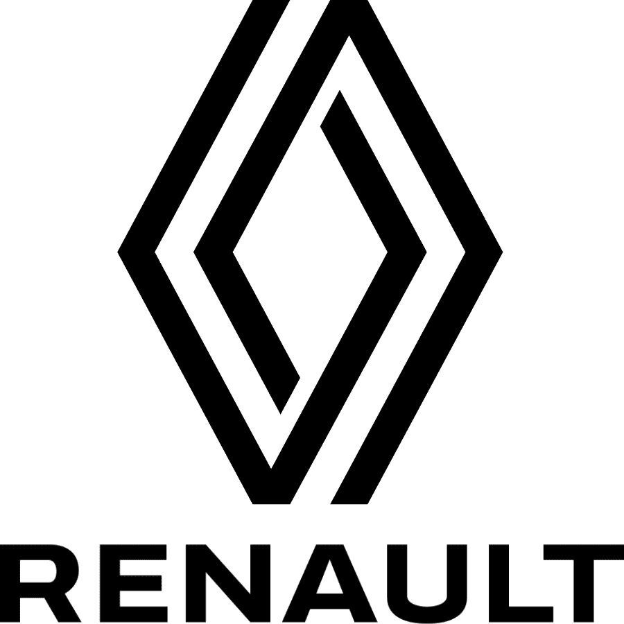 new Renault logo black PNG large size