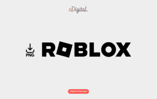 new Roblox logo black png