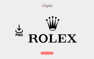 new Rolex logo black PNG