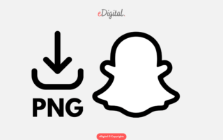new Snapchat logo white PNG