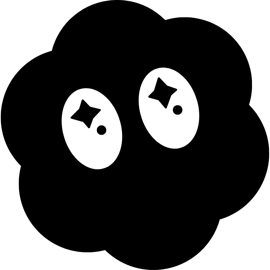 new Sora icon black PNG large size