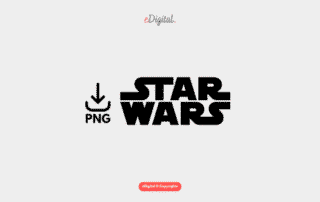 new Star Wars logo black png