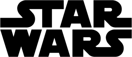 new Star Wars logo black png medium size