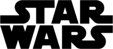 new Star Wars logo black png small size