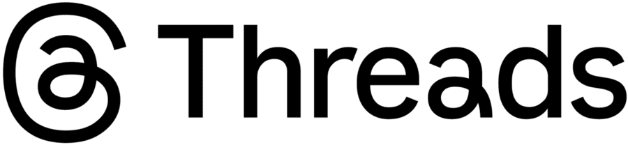 new Threads app logo black large size