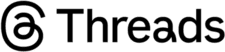 new Threads app logo black small size