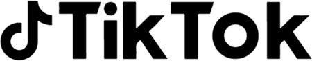 new TikTok logo black horizontal png medium size