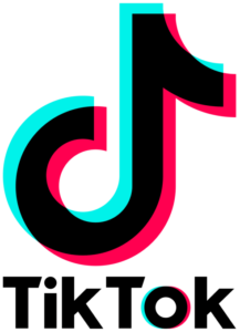 new TikTok logo png vertical full colour