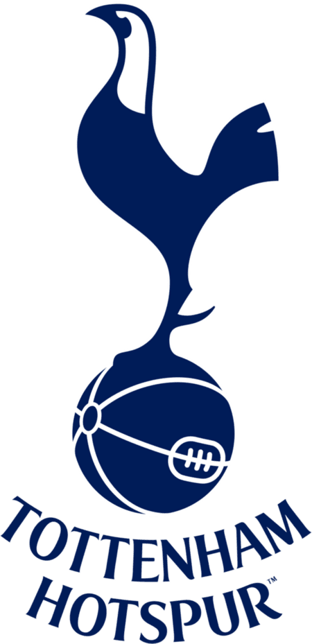new Tottenham logo blue PNG medium size