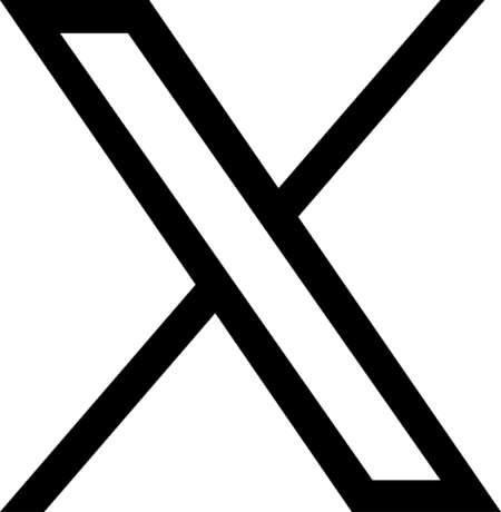 new Twitter X logo black png medium size
