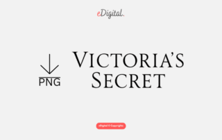 new Victoria’s Secret wordmark black PNG