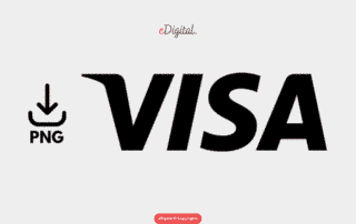 new Visa logo black png