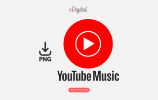 new YouTube Music logo PNG vertical