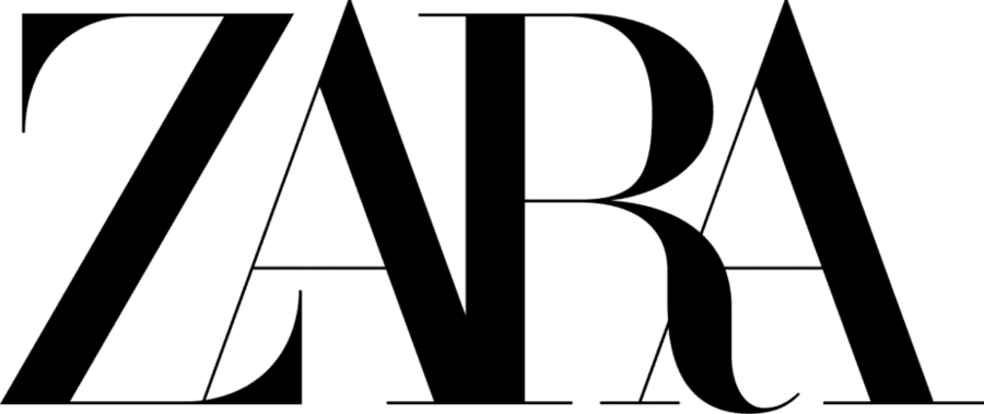 new Zara logo black png large size