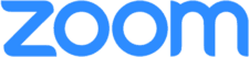 new Zoom logo blue PNG small size