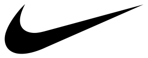 nike logo png black icon white background large