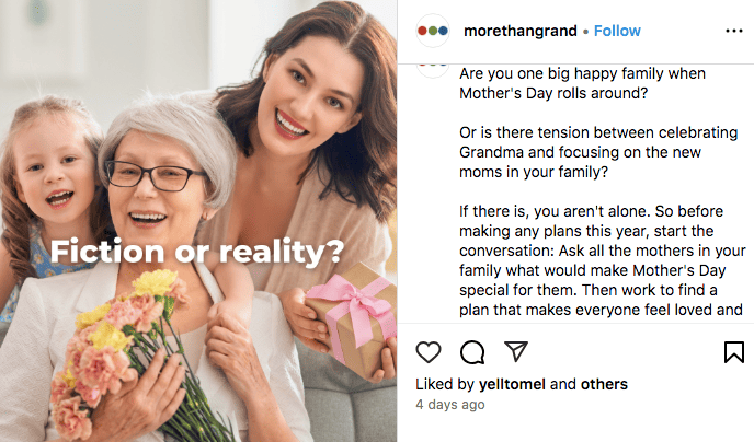 obligation to celebrate and to avoid feeling behind by social comparison - psychological trigger for successful Mother's Day marketing campaigns