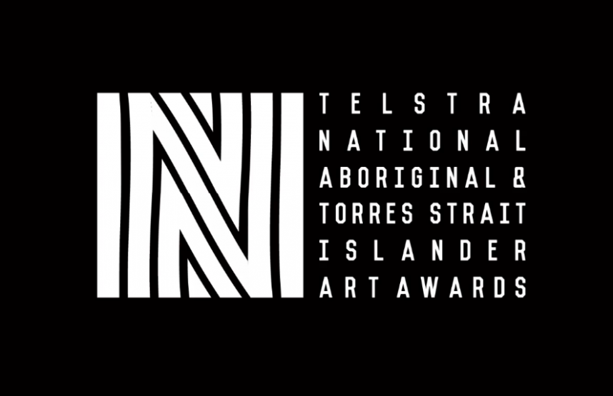 telstra national aboriginal and torres strait islander art awards logo