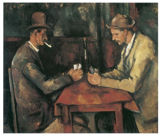 the card players artwork Paul Cézanne