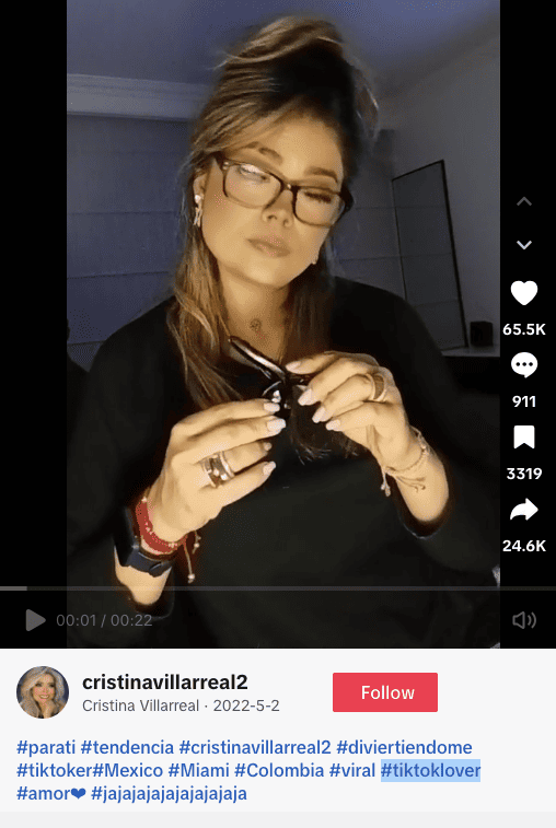 #tiktoklover a trending hashtag on TikTok