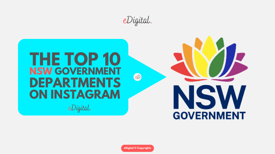 top 10 NSW Government departments on Instagram