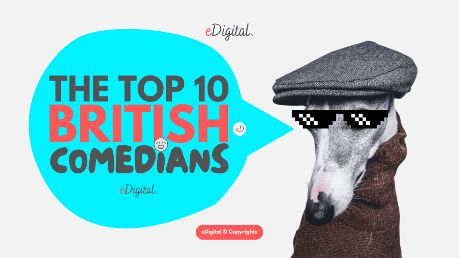 top 10 most popular British comedians