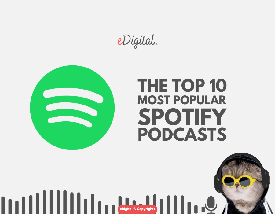 top 10 most popular Spotify podcasts list