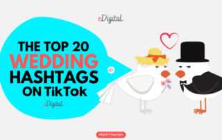top 20 wedding hashtags on TikTok