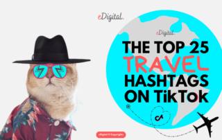 top 25 travel hashtags on TikTok
