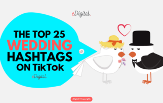 top 25 wedding hashtags on TikTok