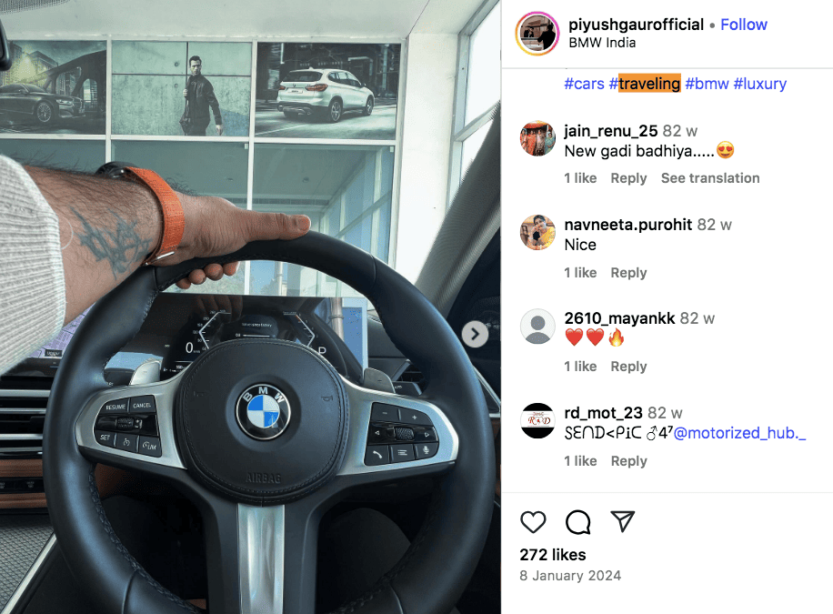 #traveling a popular travel hashtag on Instagram