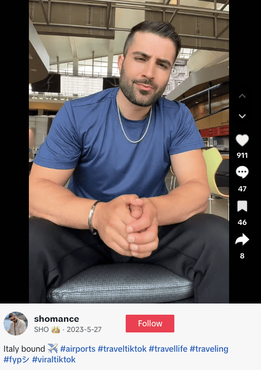 #travellife a popular travel hashtag on TikTok