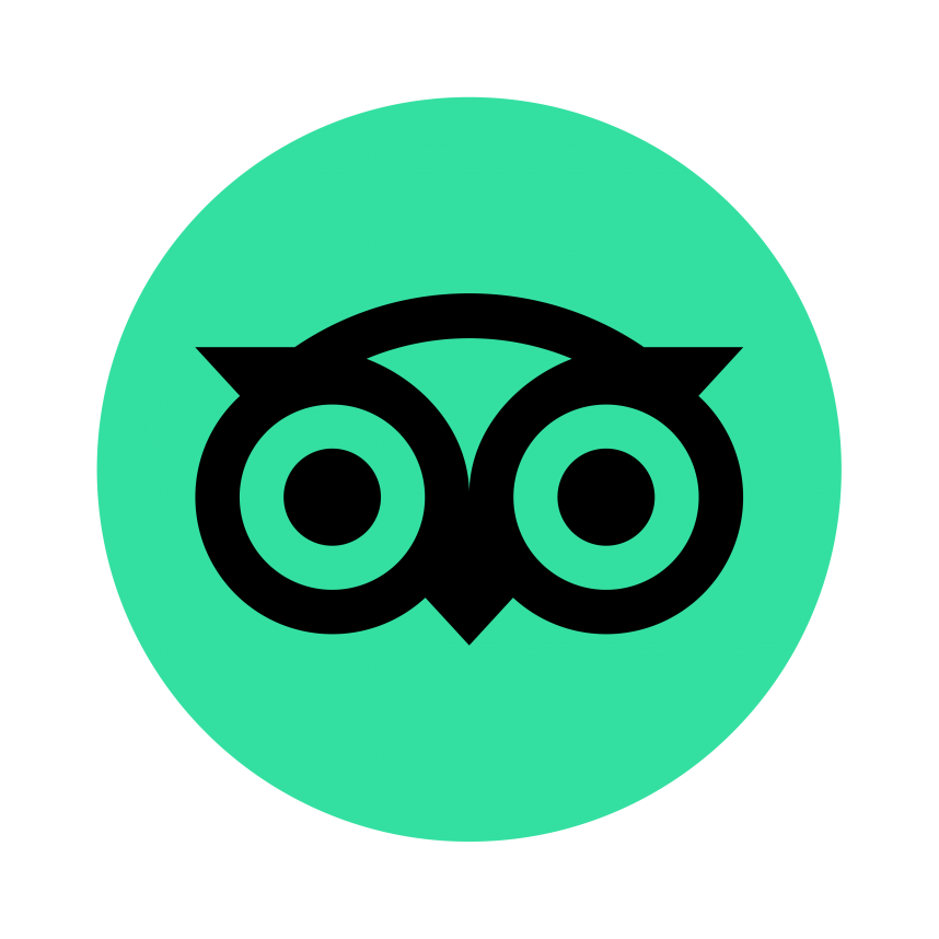 tripadvisor logo circle owl icon black green