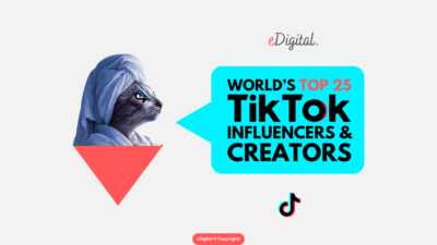 THE WORLD’S TOP 25 MOST POPULAR PEOPLE ON TIKTOK IN 2026 - eDigital Agency